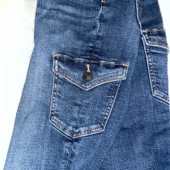 American Eagle Outfitters Cargo Kick Boot Jeans sz 4 - Picture 9 of 10